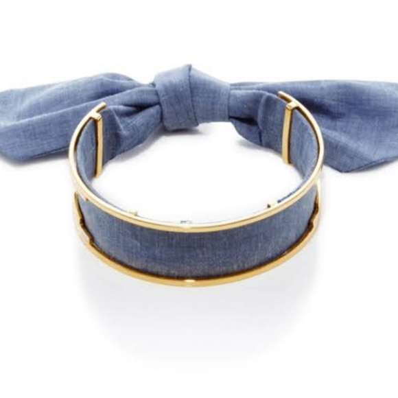 NWT Monica Sordo collar with interchangeable scarf - Picture 2 of 7